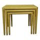 Set of three mid century nesting tables, Sweden 1960s