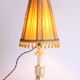 Opaline gilded glass table lamp, 1920s