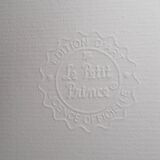 Antoine de Saint-Exupéry: The Little Prince flies with the clouds, lithograph.