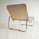 70s tubular lounge chair