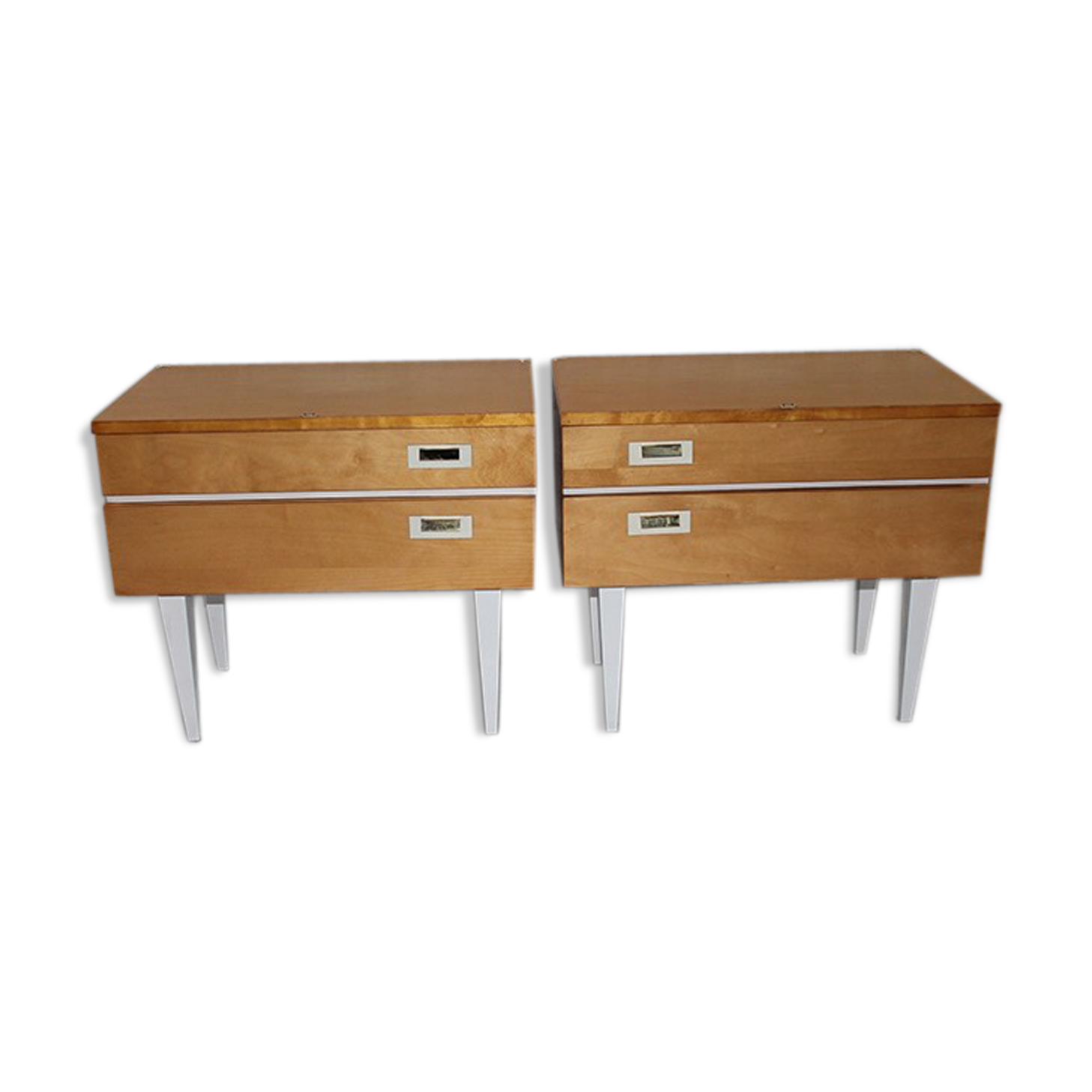 Pair of bedside tables, Germany, 1970s.