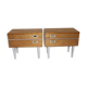 Pair of bedside tables, Germany, 1970s.