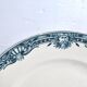 Vintage ceramic dinner plate from Terre de Fer – Reed and shell pattern