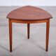 Triangular Coffee or Side Table in Teak, Denmark, 1960s