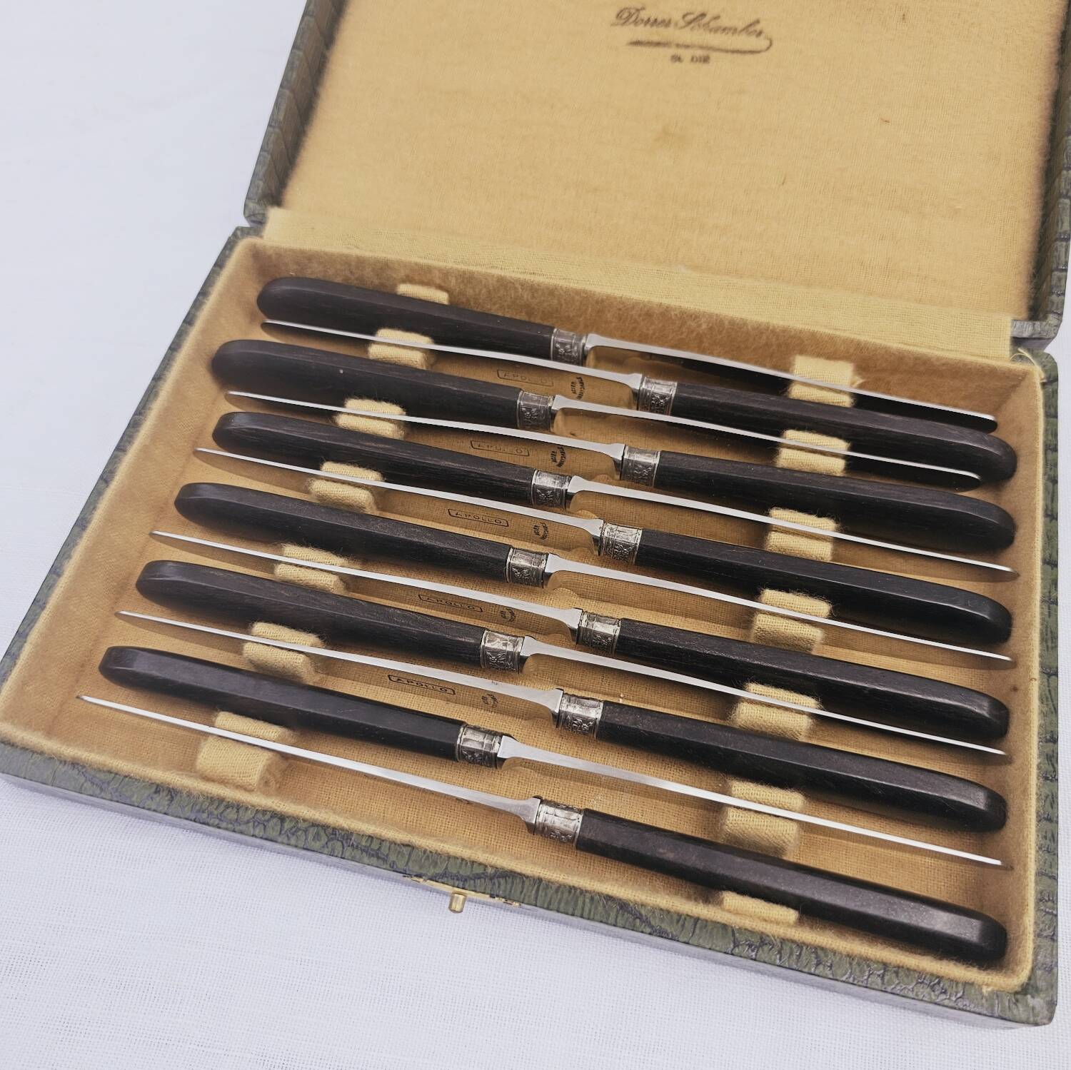 Coffret 12 Couteaux De Table Apollo Acier Inoxydable - Occasion
