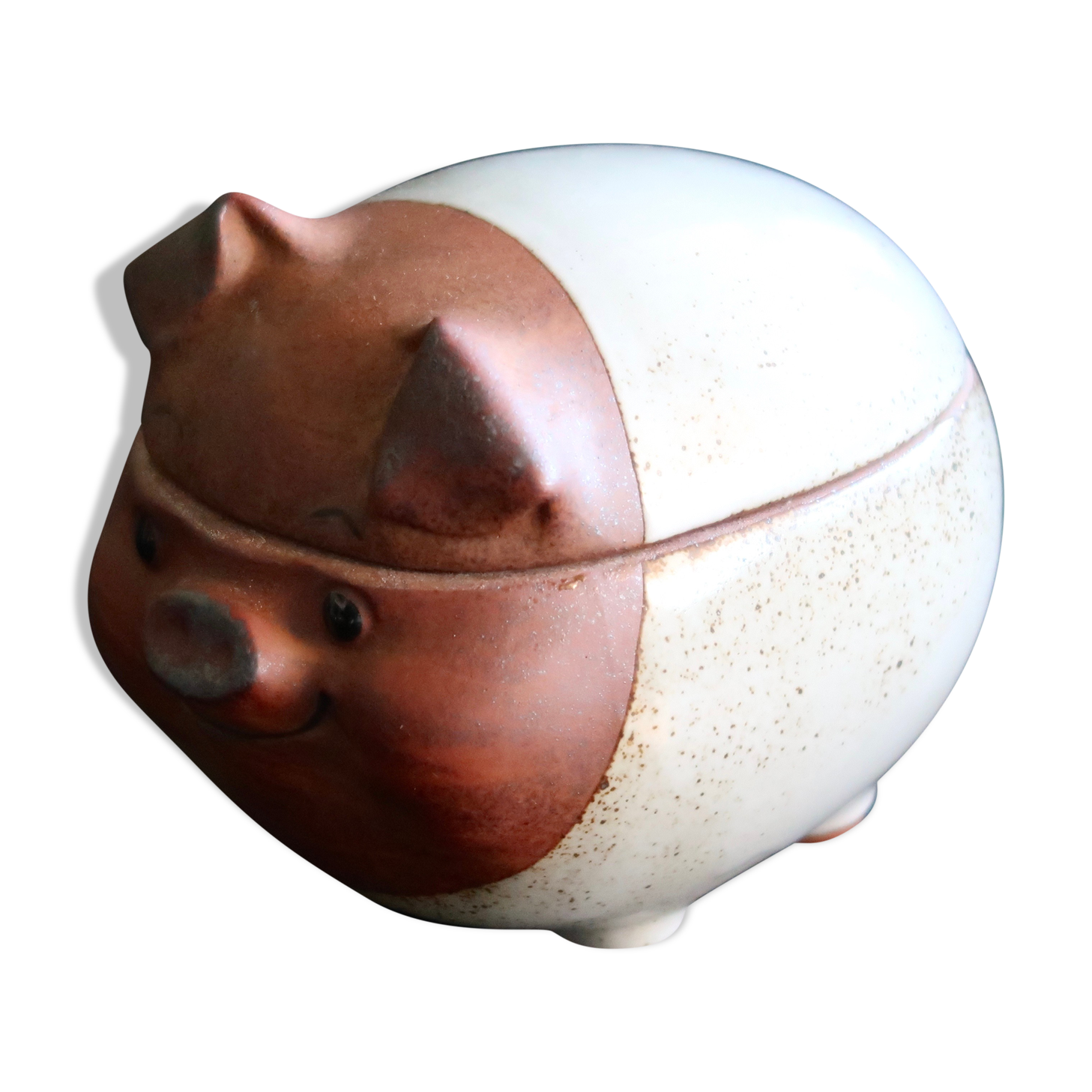Ceramic "pig" sugar bowl by Ibuki, 1960s
