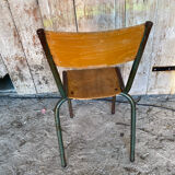 Vintage Chair in MULLCA Style Model 510 Metal + Wood #C950