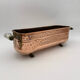 Old copper planter, brass feet - Circa 1900