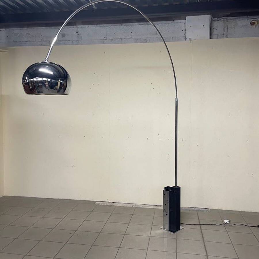 Arc floor lamp attributed to Goffredo Reggiani, 1970s