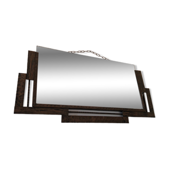 Antique beveled wrought iron mirror circa 1930