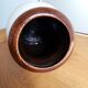 Vase West Germany 290-34 en céramique émaillée blanc et marrons
