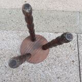 Pearl wood tripod stool