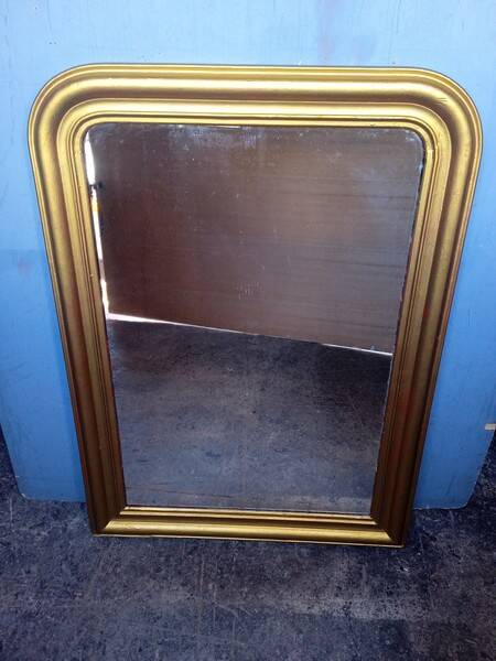 Miroir Louis Philippe bois doré ep XIX em - 110 cm