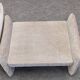 Velvet ottoman footstool by Steiner, France circa 1970