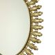 Vintage Deknudt Sun Mirror Sunburst Gold Acanthus Sixties