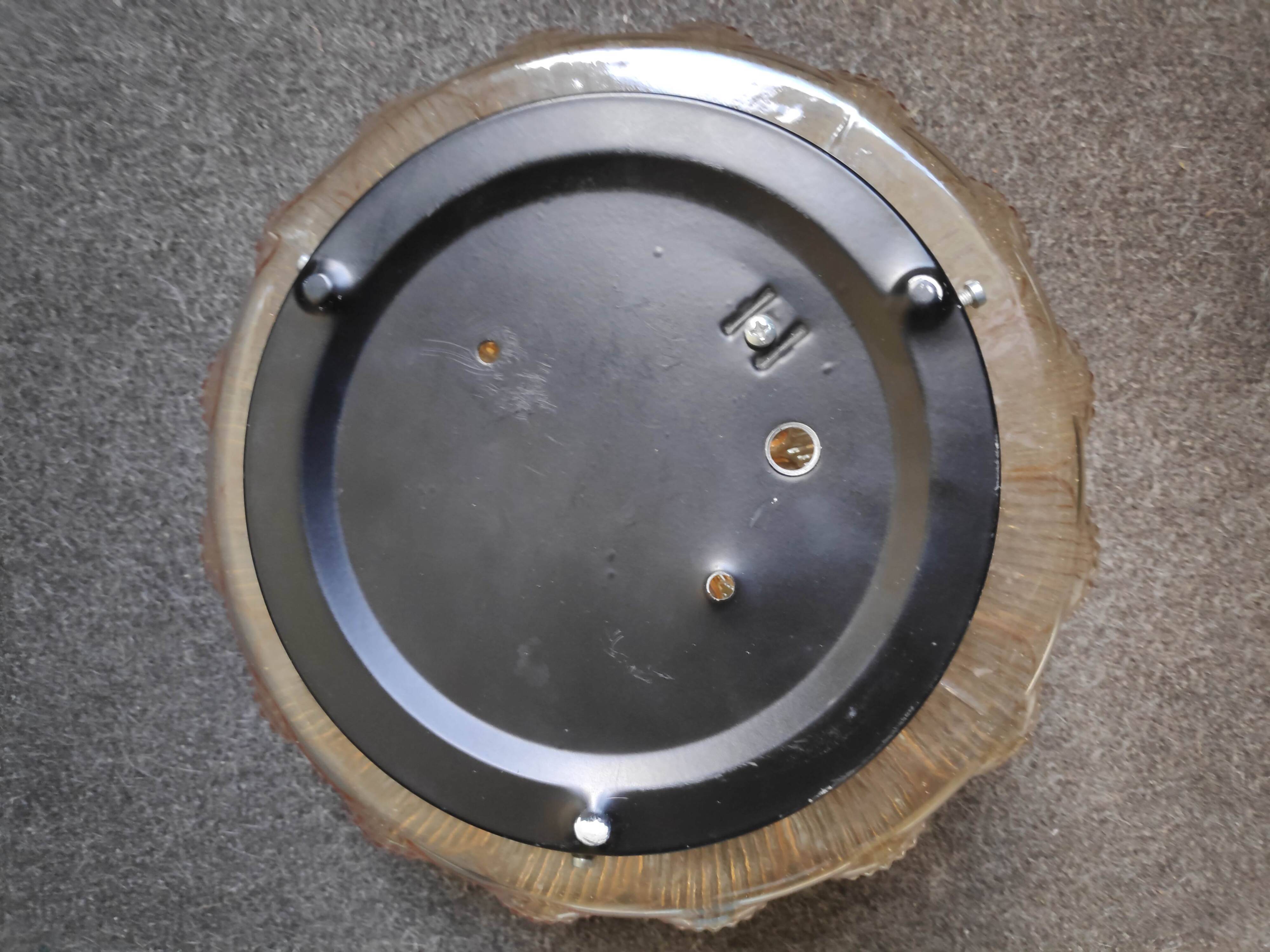 Vintage amber ceiling light in scale style