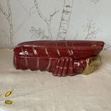 Terrine homard rouge et doré Michel Caugant