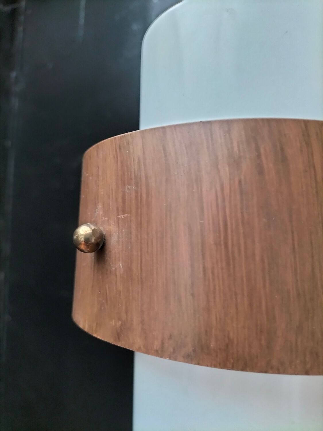 Vintage glass pendant light