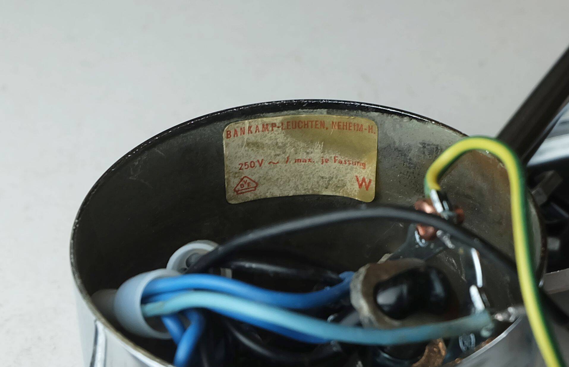 Mid century modern 4-light pendant lamp glass and chrome cascading light 1970s