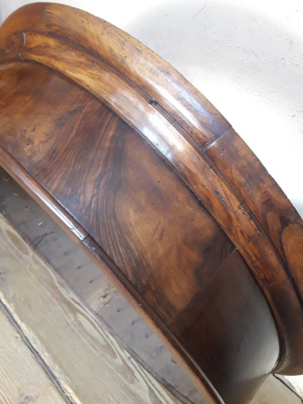 Bed sky, canopy in solid walnut XIX°