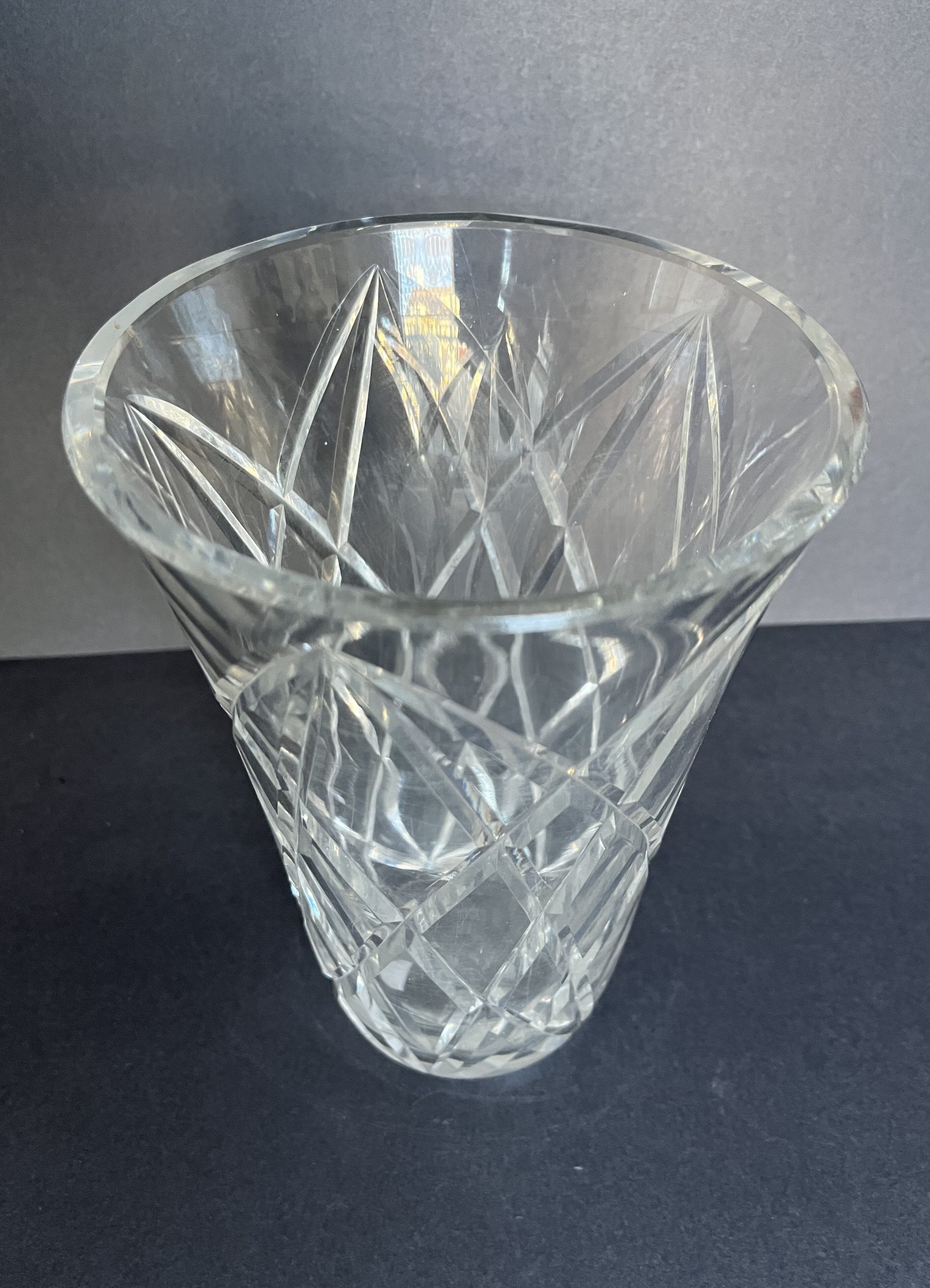 Crystal vase from Saint Louis
