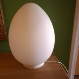Vintage glass egg lamp