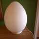 Lampe oeuf en verre vintage