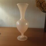 Pink vase type opaline