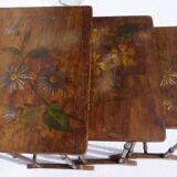Tables with painted decoration