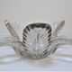 Flower candle holder table centre glass Pierre d'Avesn