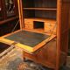 Secretary Louis XV in solid blond walnut period 18th