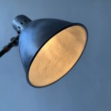 Ancienne grande lampe applique accordeon industrielle