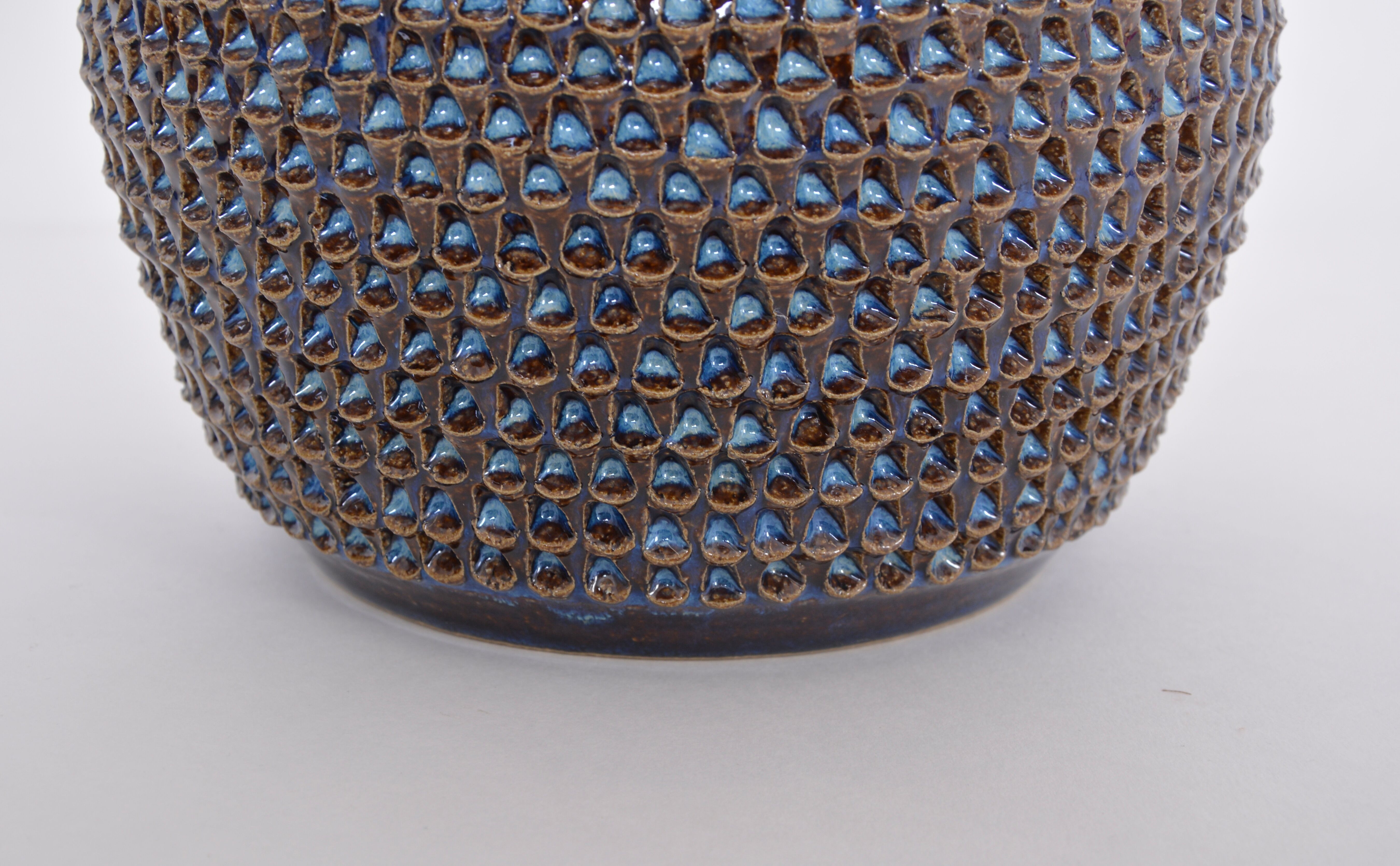 Pair of Danish Midcentury Ceramic Lamps Model 3048 by Einar Johansen for Soholm