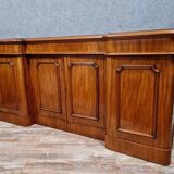 English sideboard from the Napoleon III period in blond mahogany circa 1850