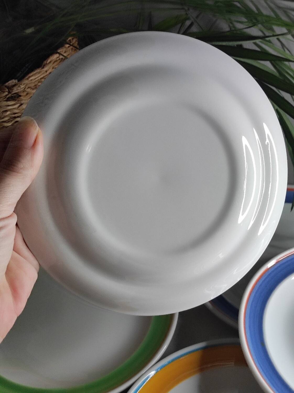 Assiettes à dessert vintage