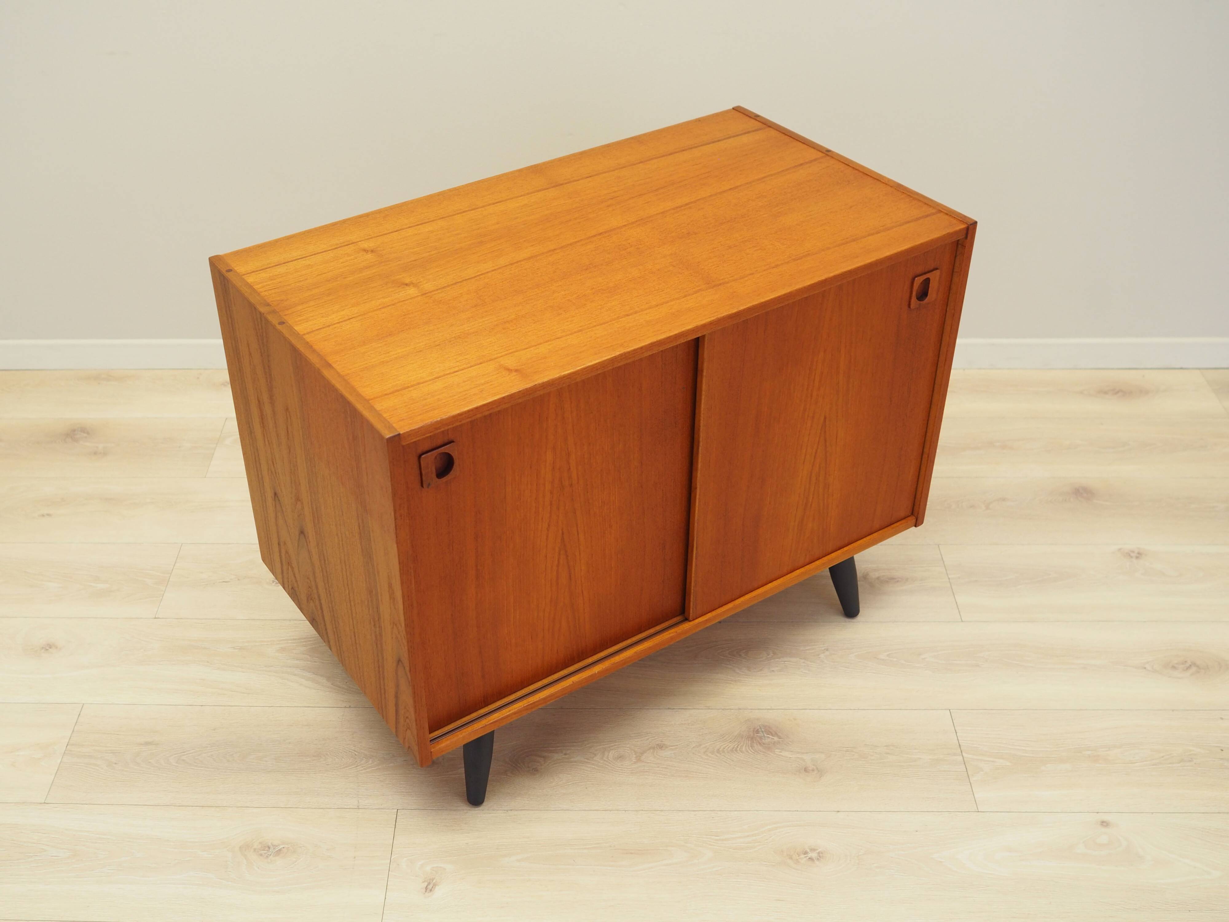 Teak cabinet, Danish design, 1970s, production: Denmark