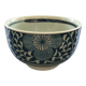 Chinese bowl with blue floral decoration