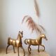 Chevaux en laiton