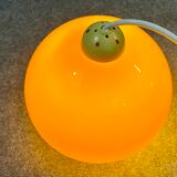Space age orange pendant lamp