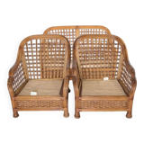 Rattan lounge