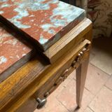 Art Deco dressing table in solid oak
