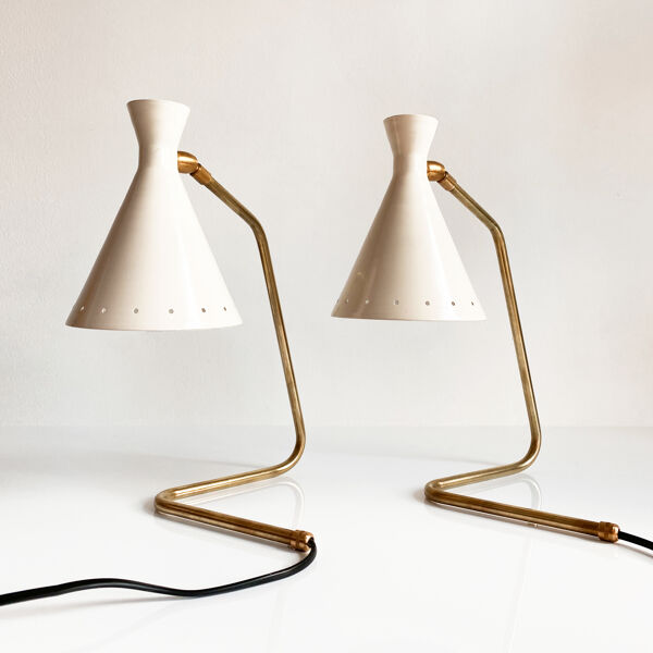 paire De Lampes Italiennes Cocotte