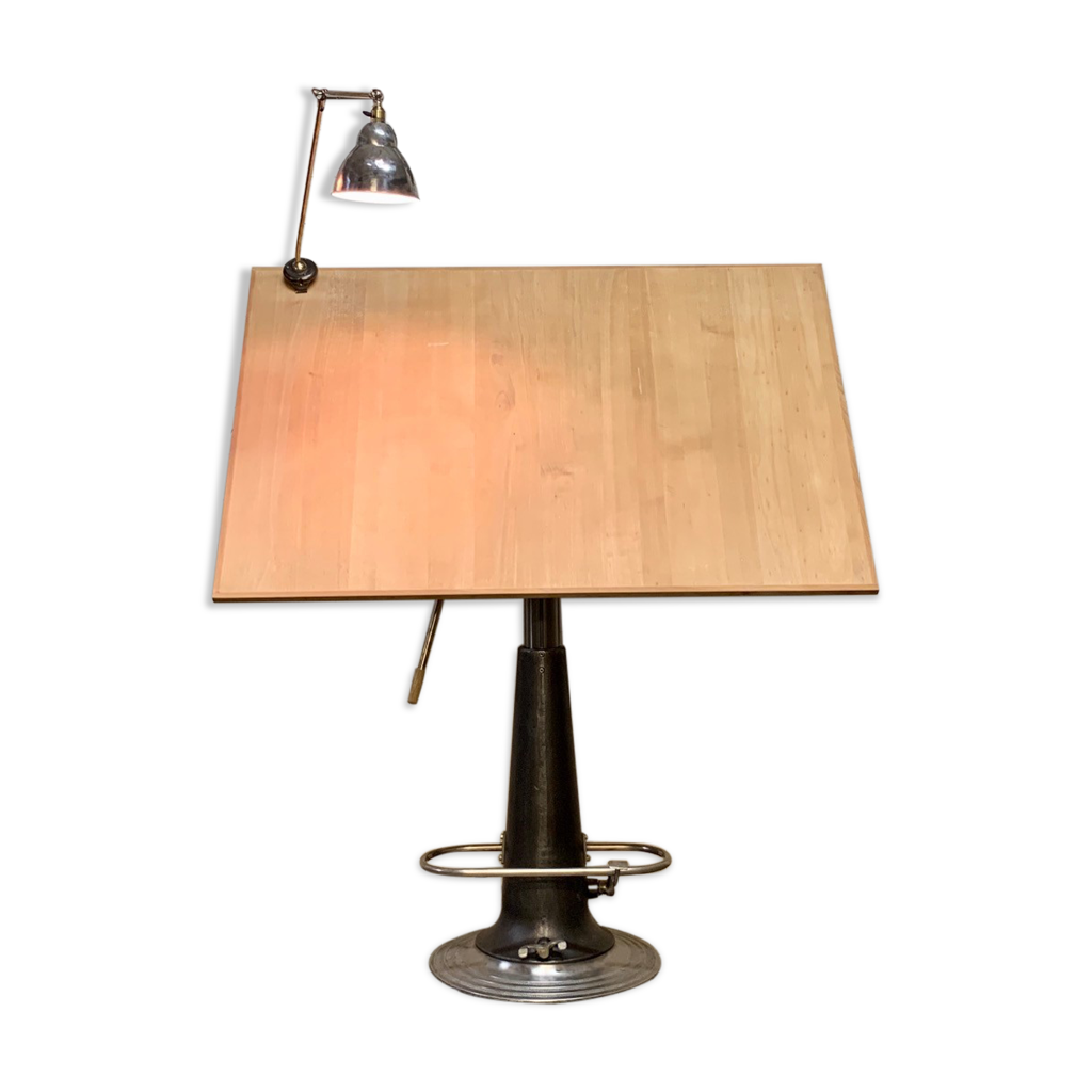 Architect's drawing table on hydraulic cylinder Nike Eskilstuna 1950