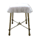Tabouret en laiton des années 60-70