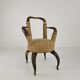 Rare 19th century highly decorative bull horn armchair (1870)