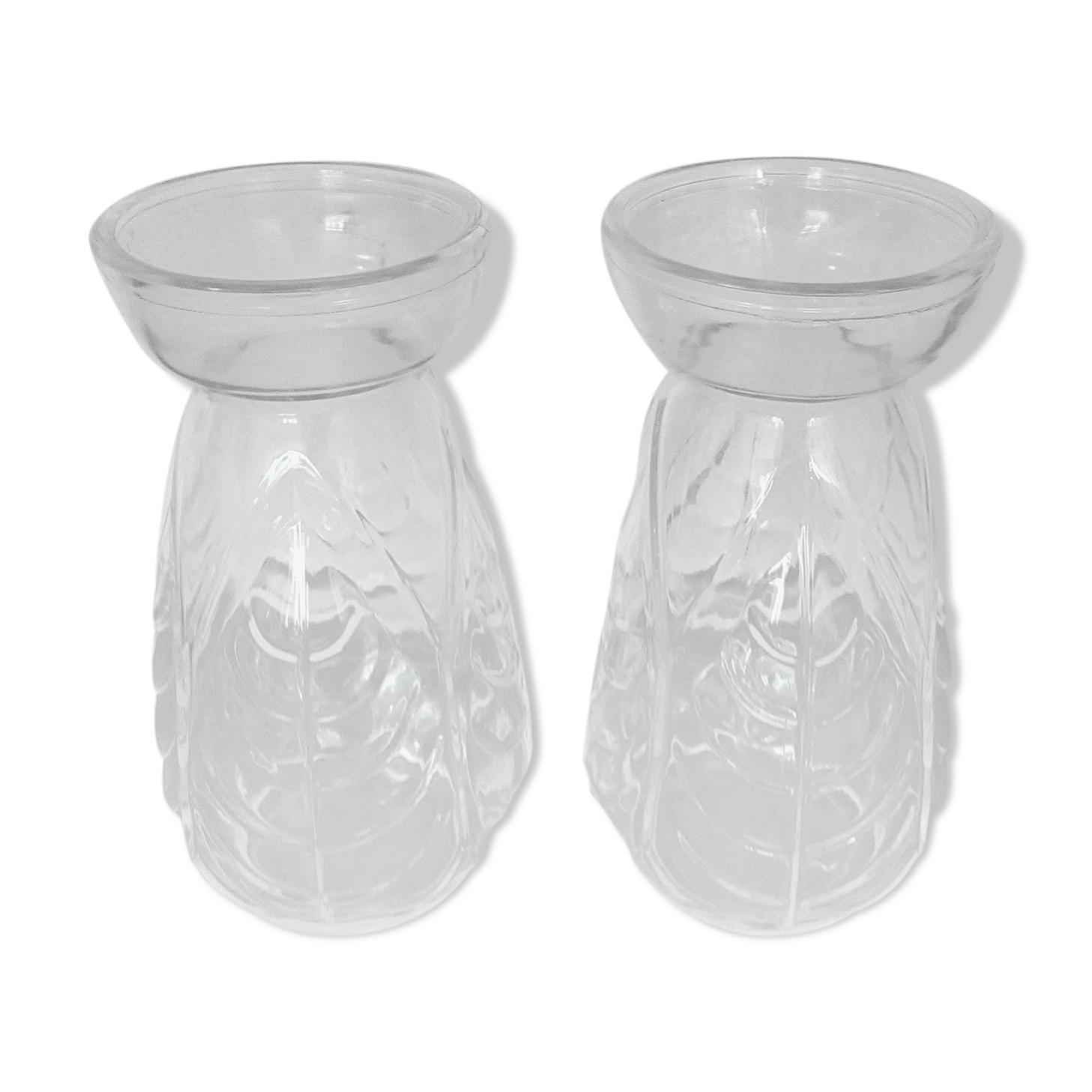 Hyacinth/bulb vase duo