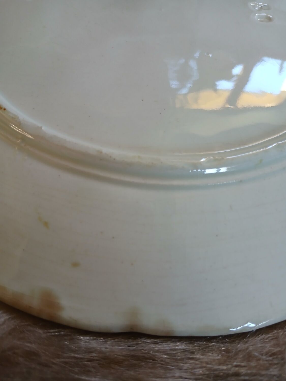 Antique slipware plate