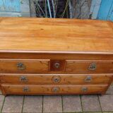 Louis XVI period chest of drawers in cherry wood from the 18th century