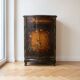 Chinese black and gold lacquered storage furniture