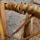 Rattan and bamboo garden furniture